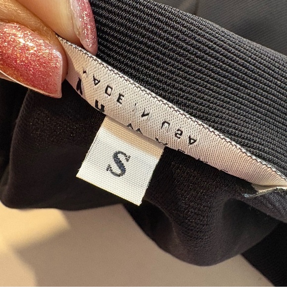 Bryn Walker Black Cropped Jacket Crossover Button Front Long Sleeve Lagenlook, S - Picture 11 of 15